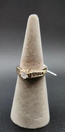 14k Solid Gold Wedding Bands / Rings with Natural Diamonds - Photo 6