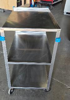 Lakeside 3 Tier Stainless Steel Utility Cart - Blue - Photo 2