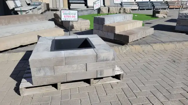 Soho Stone Fire Pit Kit