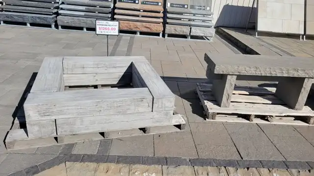 Barnbeam Stone Fire Pit Kit - Weatherwood Colour