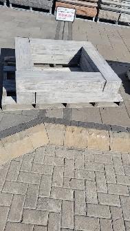 Barnbeam Stone Fire Pit Kit - Weatherwood Colour - Photo 2