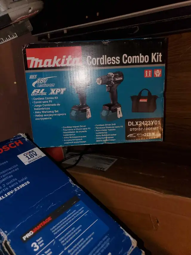 new 18V Makita drill and impact