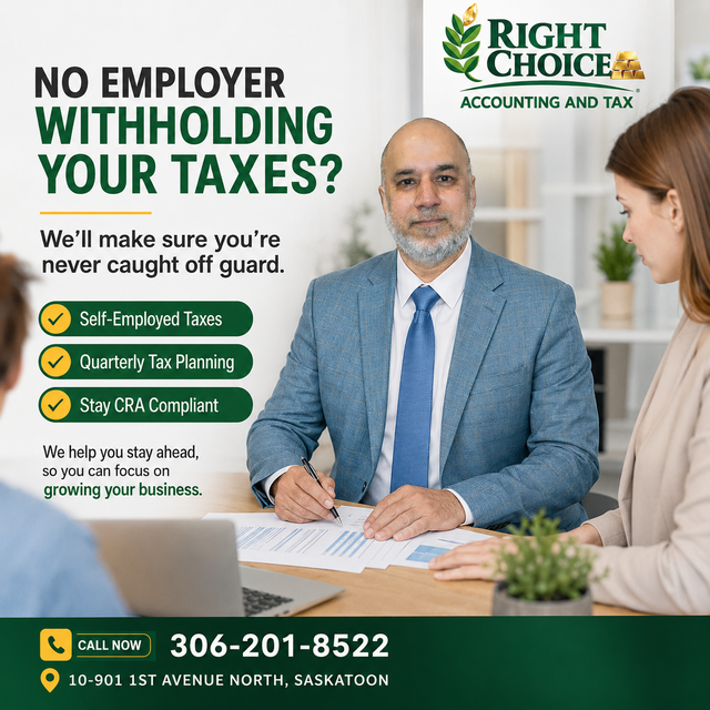 Self-Employed Tax & Bookkeeping Services – Saskatoon
