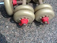 60 pounds of VARIOUS WEIGHTS barbells dumbells - Photo 4