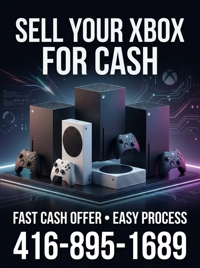 LOOKING TO SELL YOUR XBOX? GET A FAST OFFER