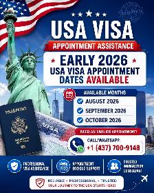 early usa visa appointment dates are available