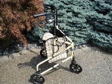 WINNIE WALKER 3 Wheel FOLDING WALKER TEXAS RANGER!  haha - Photo 2