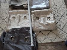 assorted drapes/curtains in various sizes and materials - Photo 3