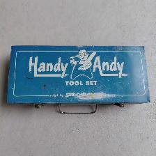 Coffre à outils vintage pour enfants Handy Andy