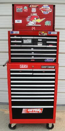CRAFTSMAN 2 PIECE 24 DRAWER TOOL CHEST / BOX