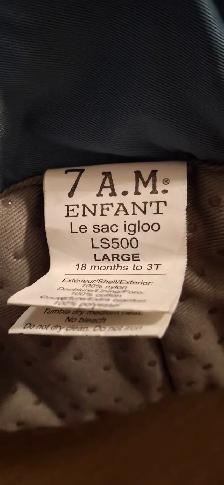 Housse bebe 7A.M 16 mois a 3T - Photo 7