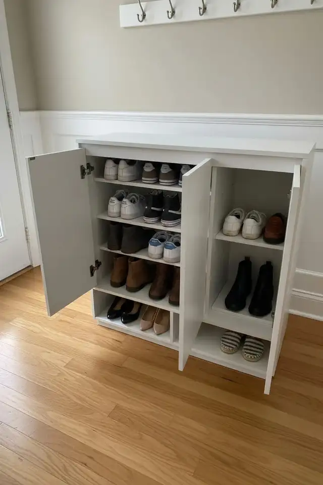 Brand New 3-Door Shoe Cabinet 90cm Wide Special $159
