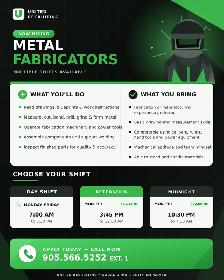 Metal Employees Needed ASAP (All Shifts)