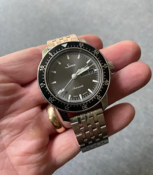Sinn 104 Grey Dial Pilot/Diver Automatic Men’s Watch