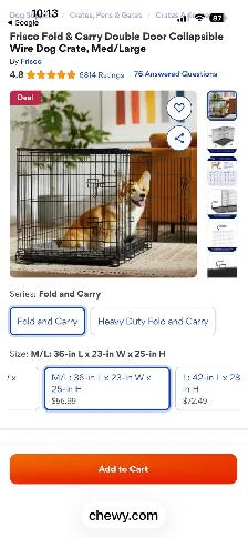 Dog Crates - 2 Almost New