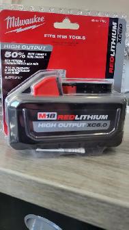 Milwaukee M18 Battery XC 6.0 Red Lithium - Photo 2