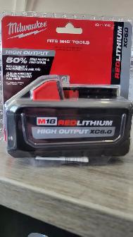 Milwaukee M18 Battery XC 6.0 Red Lithium - Photo 4