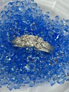 14k W/G Elegant Vintage-Inspired Diamond Ring - Photo 2