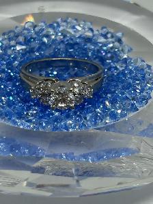 14k W/G Elegant Vintage-Inspired Diamond Ring - Photo 7