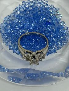14k W/G Elegant Vintage-Inspired Diamond Ring - Photo 8