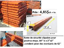 Poutre step Ready Rack 84'' x 2'' 1/4 et autres, prix sur photos - Photo 7