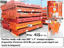 Poutre step Ready Rack 84'' x 2'' 1/4 et autres, prix sur photos - Photo 8