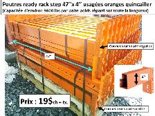 Poutre step Ready Rack 84'' x 2'' 1/4 et autres, prix sur photos - Photo 9