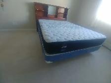 Queen mattress and boxspring