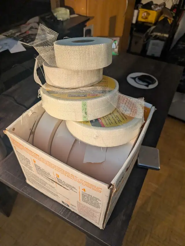 $20 for $100 worth of mesh & papertape
