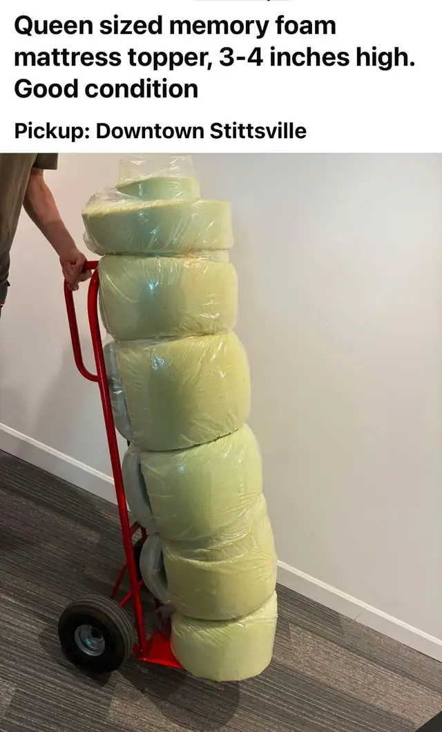 3.5" Memory Foam Mattress Topper