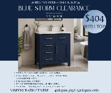 NAVY BLUE BATHROOM VANITY CLEARANCE | LOWEST PRICES | IN STOCK - Photo 9