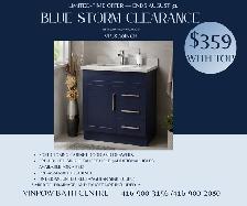 NAVY BLUE BATHROOM VANITY CLEARANCE | LOWEST PRICES | IN STOCK - Photo 6