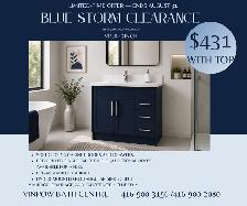NAVY BLUE BATHROOM VANITY CLEARANCE | LOWEST PRICES | IN STOCK - Photo 7