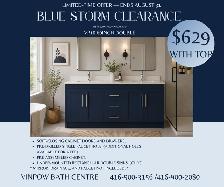 NAVY BLUE BATHROOM VANITY CLEARANCE | LOWEST PRICES | IN STOCK - Photo 9