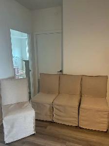 BRAND NEW – Set of 4 Dining Chairs with Washable Covers - Photo 4