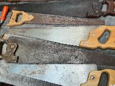 Assorted Lot of 11 Vintage Hand Saws ! - Photo 8