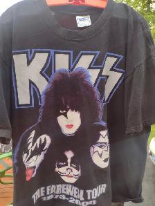 KISS farewell tour 1973 - 2000 concert tee-shirt size XL