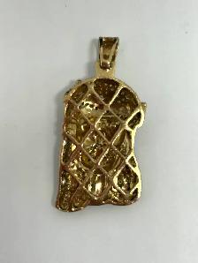 10k Jesus Diamond Pendant  (bling ) - Photo 5