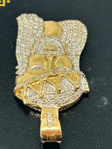 10k Jesus Diamond Pendant  (bling ) - Photo 7