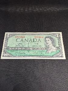 1954 Canada 1$ Bank Note UNC - #137
