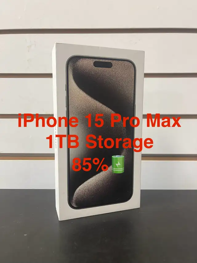 iPhone 15 Pro Max 1TB 85% Battery Health