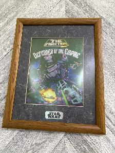 Star Wars the fighter wars Chromart Print with wooden frame - Photo 3