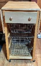 Kitchen Cart on rollers with expandable leafs and drawers - Photo 3