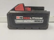 (B39) Milwaukee 48-11-1865 Battery -6.0 Ah