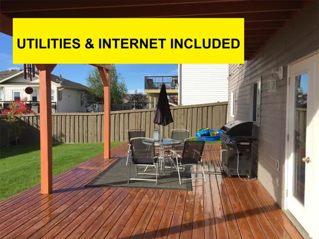 ALL UTILITIES & INTERNET INCLUDED 2 Bed, 1 Bath Lower Suite