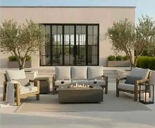 New Sumbrella Patio Set ( Sofa & Chairs)