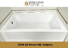YYC Affordable Flush Style Acrylic Fibreglass Bathtubs In Stock - Photo 2