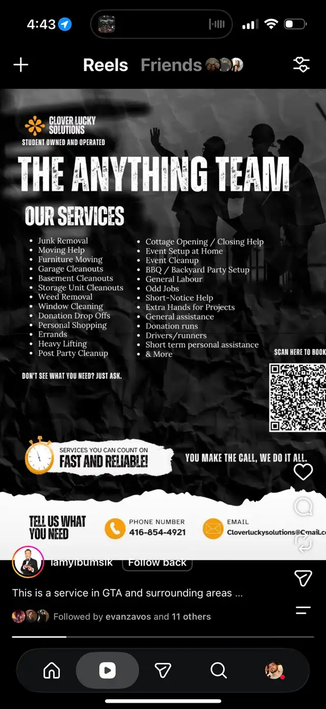 General Labour and odd jobs | student crew Toronto