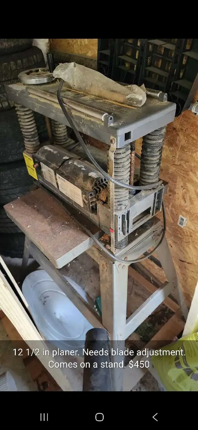 Planer 12 1/2 in