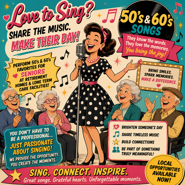 Adult non professional singers wanted!